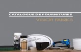 Vision Fabrics Supply Catalogue (FR)