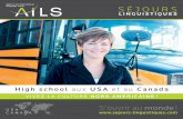 AILS Séjours linguistiques - Brochure High School 2016 - Euro