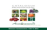 Agrosemens catalogue professionnel 2016