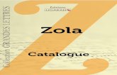 Catalogue Ligaran livres Emile Zola grands caractères