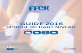 Guide Sportif de Haut Niveau 2016