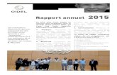 Rapport d'activités OIDEL 2015