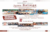 Revue du lycée post-bac Saliege - 2016