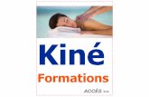 Book accès Kiné Formations plans, hôtels,