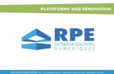 Plateforme web renovation collectivitee rpe