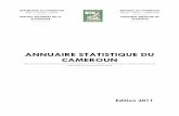 ANNUAIRE STATISTIQUE DU CAMEROUN