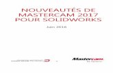 NOUVEAUTÉS DE MASTERCAM 2017 POUR SOLIDWORKS