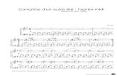 Page 1 Comptine d'un autre été : l'après-midi Musique de Yann ...