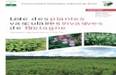 La liste des plantes vasculaires invasives de Bretagne (juillet 2011)