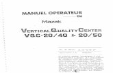Manuel opérateur du Mazak VQC-20/50