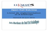 Open Kali Eskrima Livret de réglementation et d'arbitrage