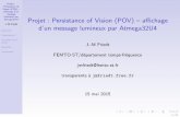 Projet : Persistance of Vision (POV) – affichage d'un message ...