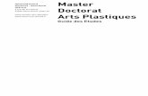 Master Doctorat Arts Plastiques