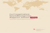 La Coopération luxembourgeoise Rapport annuel 2013