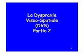La Dyspraxie Visuo-Spatiale (DVS) Partie 2