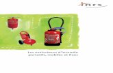 Les extincteurs d'incendie portatifs, mobiles et fixes