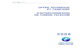 offre technique et tarifaire d'interconnexion de tunisie telecom