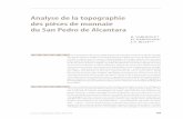 Analyse de la topographie des pièces de monnaie du San Pedro de ...