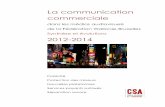 La communication commerciale 2012-2014 - CSA