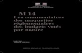 M14 commentaires des maquettes réglementaires des budgets