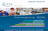 Formations 2016