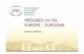 Mesures UV en Europe, SoDa - EuroSun