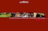 Al Akhawayn University | Rapport d'Activité