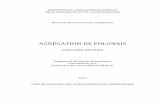 AGRÉGATION DE POLONAIS