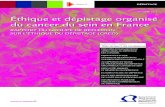 Éthique et dépistage organisé du cancer du sein en France, Rapport ...
