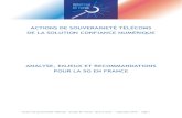 Analyse, enjeux et recommandations pour la 5G en France