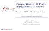 Comptabilisation IFRS des engagements d'assurance