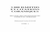 3000 hadiths et citations coraniques TOME II