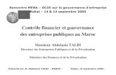 Contrôle financier et gouvernance des entreprises publiques au Maroc