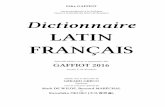 Le Gaffiot 2016 - Dictionnaire Latin Français