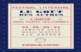 Programme du festival Le Goût des Autres 2016