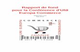 Rapport de fond pour la Conférence d'UNI Europa Commerce