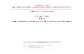Henri Barbusse - Staline - Archives communistes