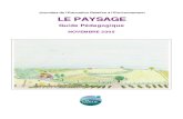 Guide pédagogique - Le paysage