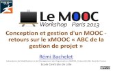 Conception et gestion d'un MOOC - retours sur le xMOOC « ABC de ...