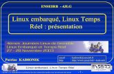 Linux embarqué. Linux Temps Réel