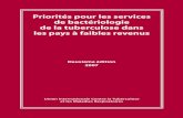 Priorités pour les services de bactériologie de la tuberculose dans ...