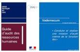 Le guide pratique d'audit des Ressources Humaines : Vademecum