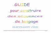 Guide pour construire des séquences de langage