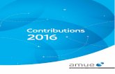 Contributions des établissements au financement de l'Amue