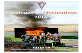 2016 Catalogue des formations