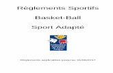 Règlements Sportifs Basket-Ball