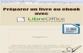 Préparer un livre ou ebook avec Libre Office