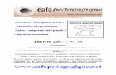 article du Café Pédagogique