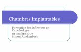 Chambres implantables