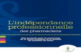 L'indépendance professionnelle des pharmaciens